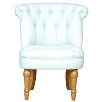 Cotswold Faux Wool Accent Chair Duck Egg