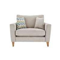 Copenhagen Fabric Snuggler Armch...