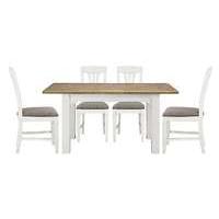 cobham rectangular extending table and 4 chairs