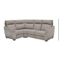 Compact Collection Midi Fabric Recliner Corner Sofa