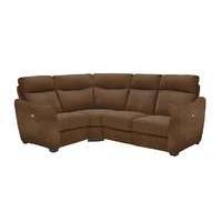 Compact Collection Midi Fabric Recliner Corner Sofa