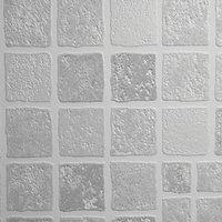 Contour Earthen Decorative Wallpaper Mid Grey