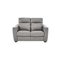 Compact Collection Midi 2 Seater Leather Recliner Sofa