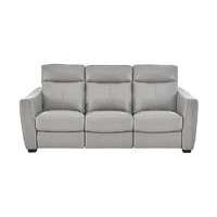 Compact Collection Midi 3 Seater Leather Recliner Sofa