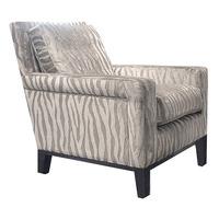 cortona high back chair silver