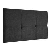 Coniston Kimiyo Linen Headboard Charcoal Small Double