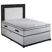 Comfort Pocket 2000 Small Single Divan Bed Set 2ft 6 with headboard
