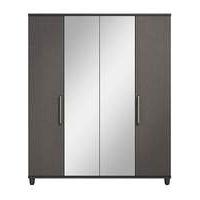 Copenhagen 4 Door Wardrobe with Mirror
