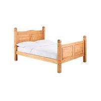 Corona Solid Pine King Bed and Quilted