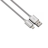 color line chargingsync cable silver lightning aluminium 1m