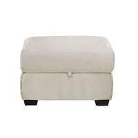 Compact Collection Petit Fabric Storage Footstool