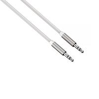 color line white audio cable aluminium 1m