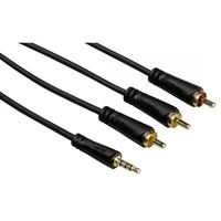 Connecting Cable 3.5mm 4-pin jack plug - 3 RCA plugs 3m