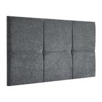 Coniston Kimiyo Linen Headboard Granite Small Double