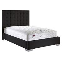 copella fabric upholstered king bed in charcoal bed frame only