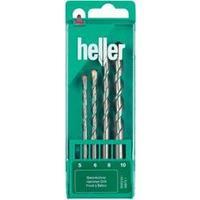 concrete twist drill bit set 4 piece 5 mm 6 mm 8 mm 10 mm heller power ...