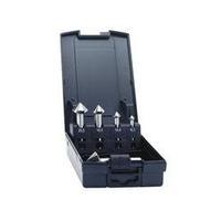 Countersink set 5-piece 6.3 mm, 10.4 mm, 16.5 mm, 20.5 mm, 25 mm HSS Exact 50213 Cylinder shank 1 Set