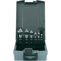 Countersink set 6-piece 6.3 mm, 8.3 mm, 10.4 mm, 12.4 mm, 16.5 mm, 20.5 mm HSS TOOLCRAFT 821394 Cylinder shank 1 Set