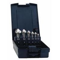 Countersink set 6-piece 8.3 mm, 10.4 mm, 12.4 mm, 16.5 mm, 20.5 mm PM steel Exact 50739 Cylinder shank 1 Set