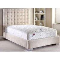 Coppella Diamante Bedframe Chenille Cream