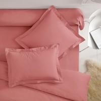 Cotton Single Pillowcase with Flat Ruffle