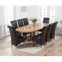 Cotswold Oak Extending Dining Table with Kingston Chairs