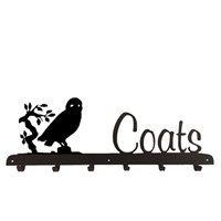 coat rack in owl design