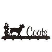 coat rack in jack russell design