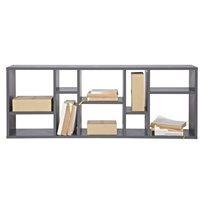 CONTEMPORARY DISPLAY CABINET in Steel Grey Pine