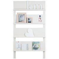 CONTEMPORARY MAGAZINE RACK & Display Unit in White