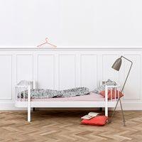 CONTEMPORARY WOOD SINGLE KIDS BED in White