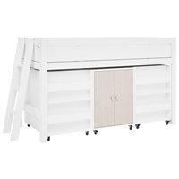 COOL KID SEMI HIGH BUNK BED with Storage