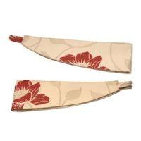 Colours Geranium Floral Curtain Tie Backs Pack of 2