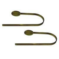 Colours Ares Brass Effect Curtain Hold Backs Pack of 2