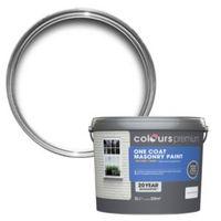 Colours Premium White Matt Masonry Paint 5L