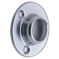 Colorail Chrome Effect Rail Socket (Dia)25mm Pack of 2