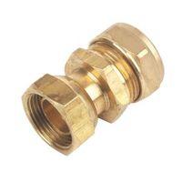 Compression Straight Tap Connector (Dia)22 mm x ¾ In