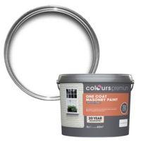 Colours Premium Pure Brilliant White Matt Masonry Paint 5L