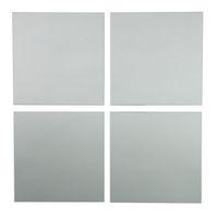 Colours Clear Unframed Square Mirror (H)220mm (W) 220mm