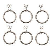 colours steel curtain ring dia16mm pack of 6