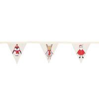 colours christmas characters decorative bunting l3 m