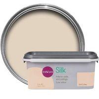 colours soft coffee silk emulsion paint 25l