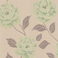 Colours Ella Spring Green Floral Wallpaper
