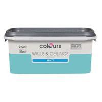 colours chance matt emulsion paint 25l