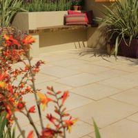 Cotswold Aged Riven Mixed Size Paving Pack (L)3600 (W)3600mm 12.96 m²