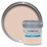 Colours Rose Vanilla Matt Emulsion Paint 50ml Tester Pot