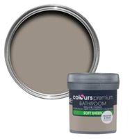 colours bathroom taupe soft sheen emulsion paint 50ml tester pot