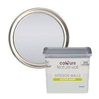 colours feature wall stardust glitter effect emulsion paint 1l