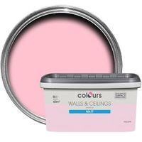 Colours Pink Pink Matt Emulsion Paint 5L