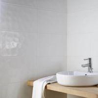 core white ceramic wall tile pack of 10 l250mm w400mm